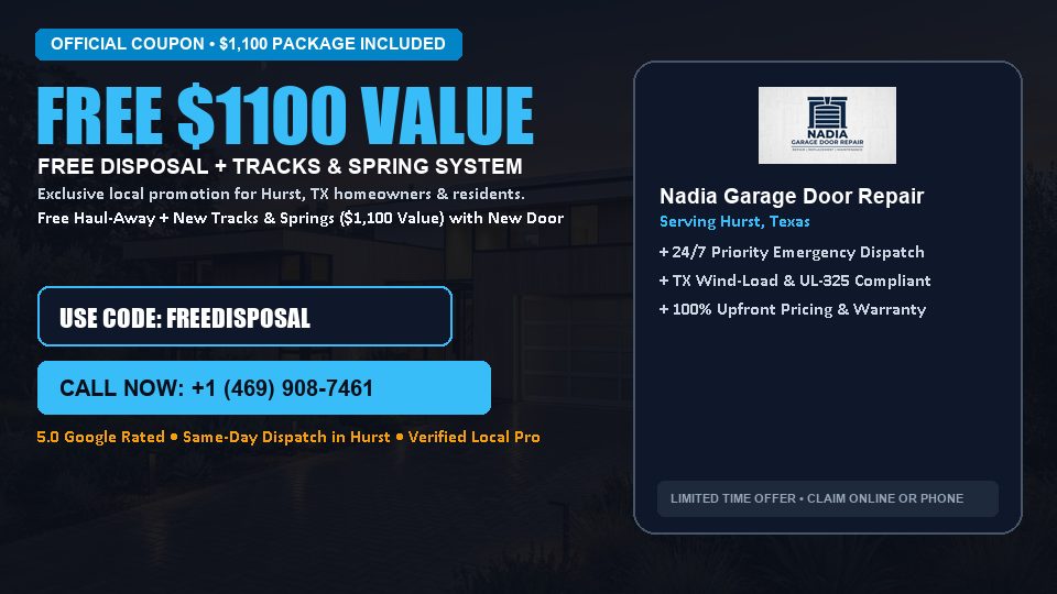 Nadia Garage Door Repair FREE Haul-Away & Heavy-Duty Tracks with New Door